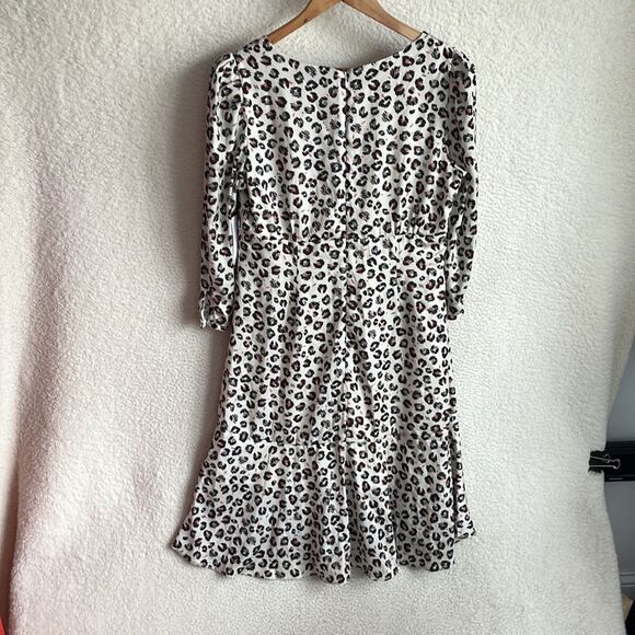Anthropologie Bailey 44 Olivia Dress Womens Size 10 Leopard Print - Picture 7 of 8